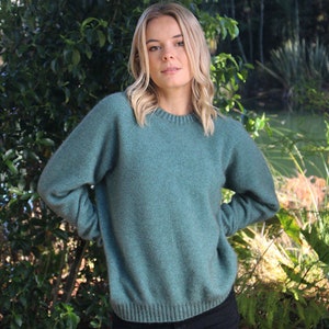New Zealand Made Possum Merino Plain Crew Neck Jumper