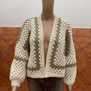 SIBERIA Cardigan - Handmade Crochet Cardigan