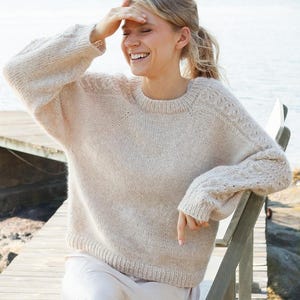 100% Merino Hand-knitted Sweater